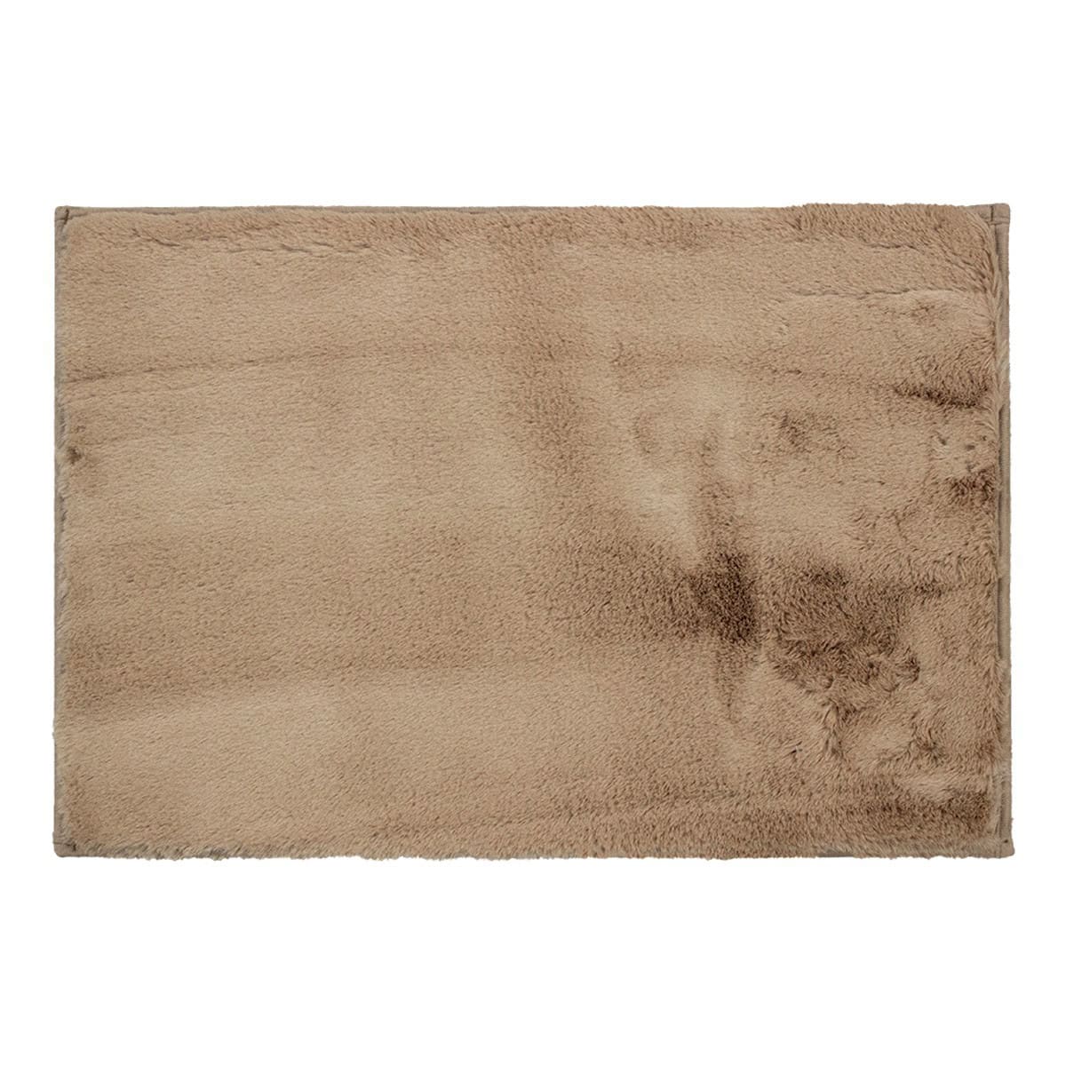 Tapete De Baño Fur Bath Mat Beige 40x60 Cm