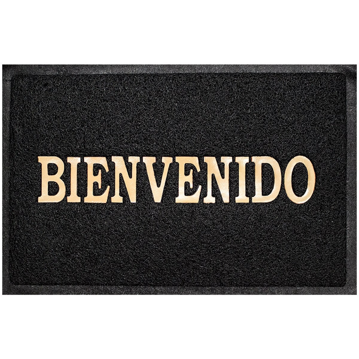 Tapete de entrada confort mat bienvenido negro (2)