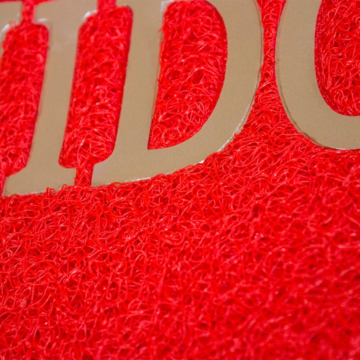 Tapete de entrada confort mat bienvenido rojo (3)