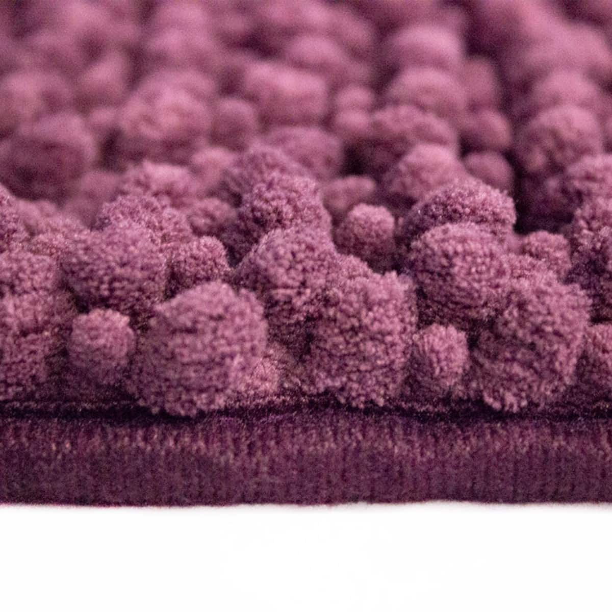 Tapete baƱo mix chenille 40x60 cm morado (1)