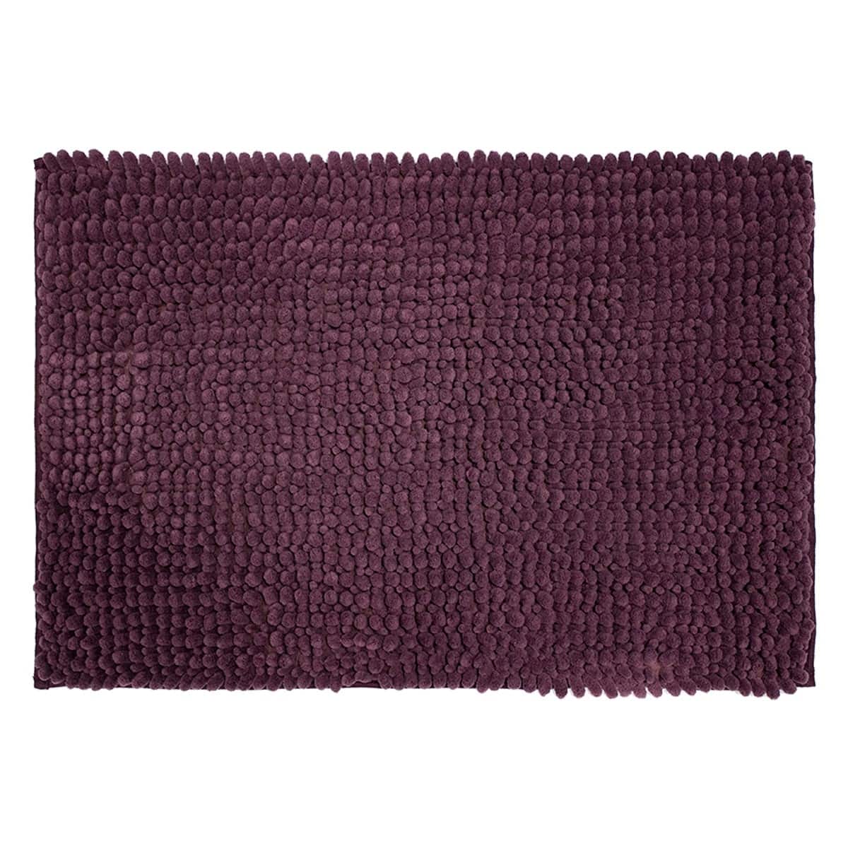 Tapete baƱo mix chenille 40x60 cm morado (2)