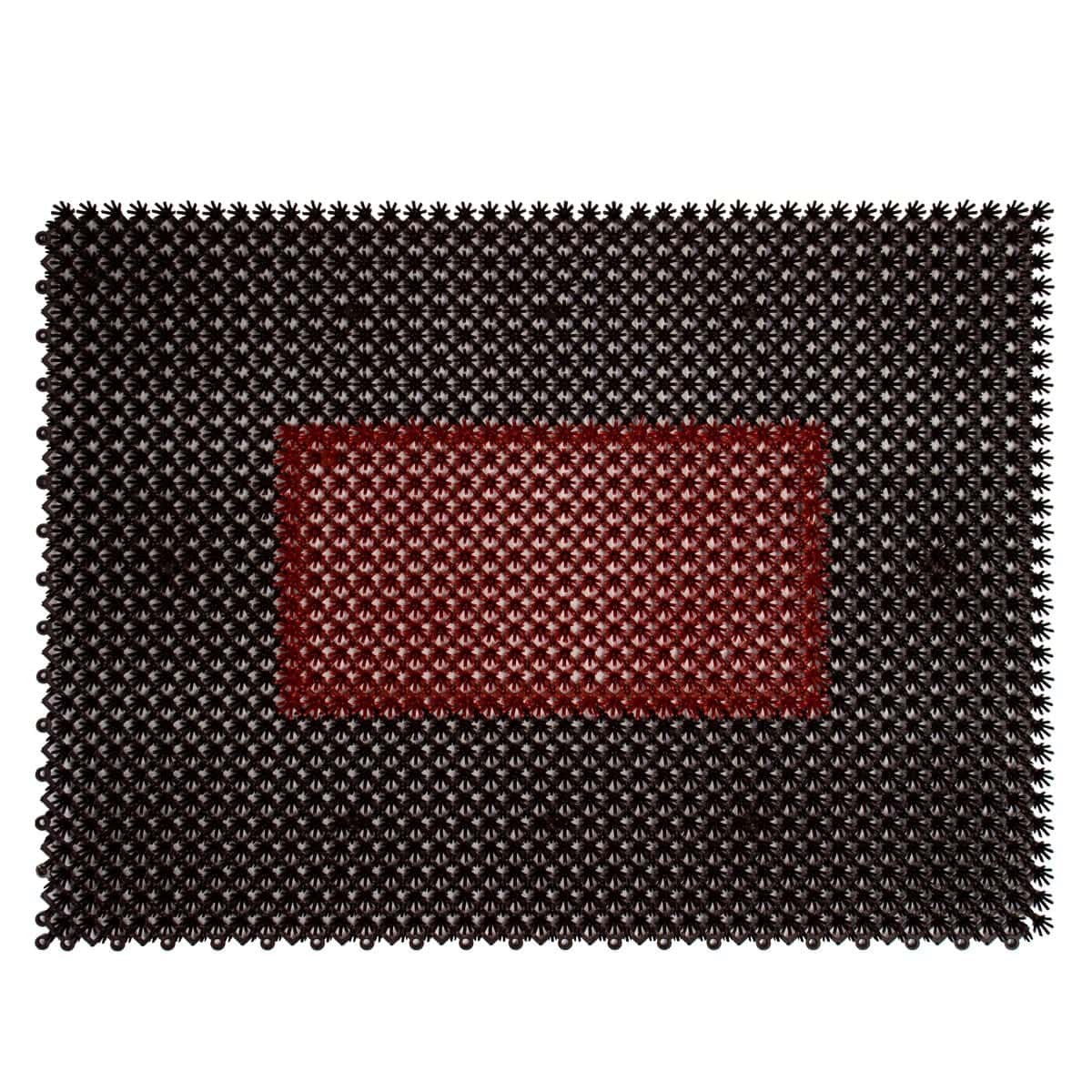 Tapete de entrada ensamblable step in 43x57 cm limpieza bicolor colores varios (17)