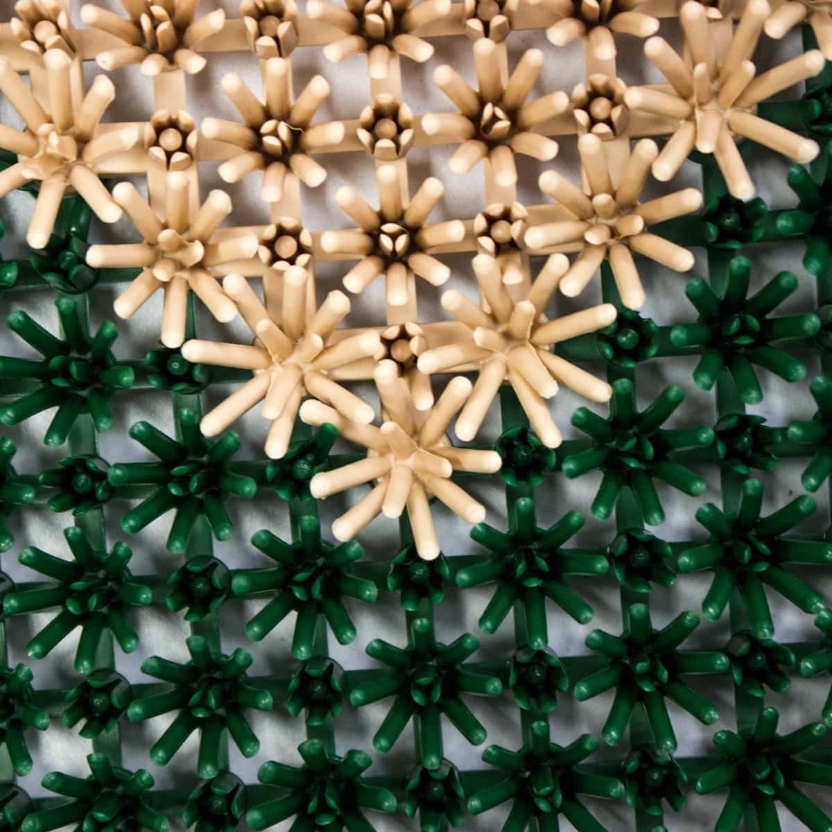 Tapete de entrada ensamblable step in 43x57 cm limpieza bicolor colores varios (23)