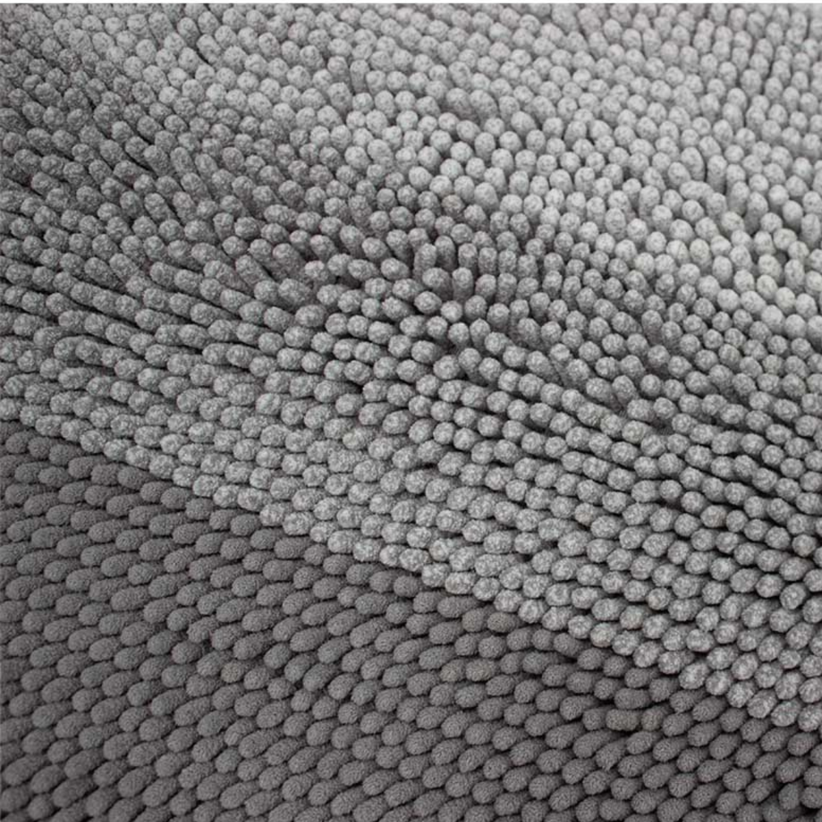 Tapete Baño Shades Half Moon Gris 45X65 cm