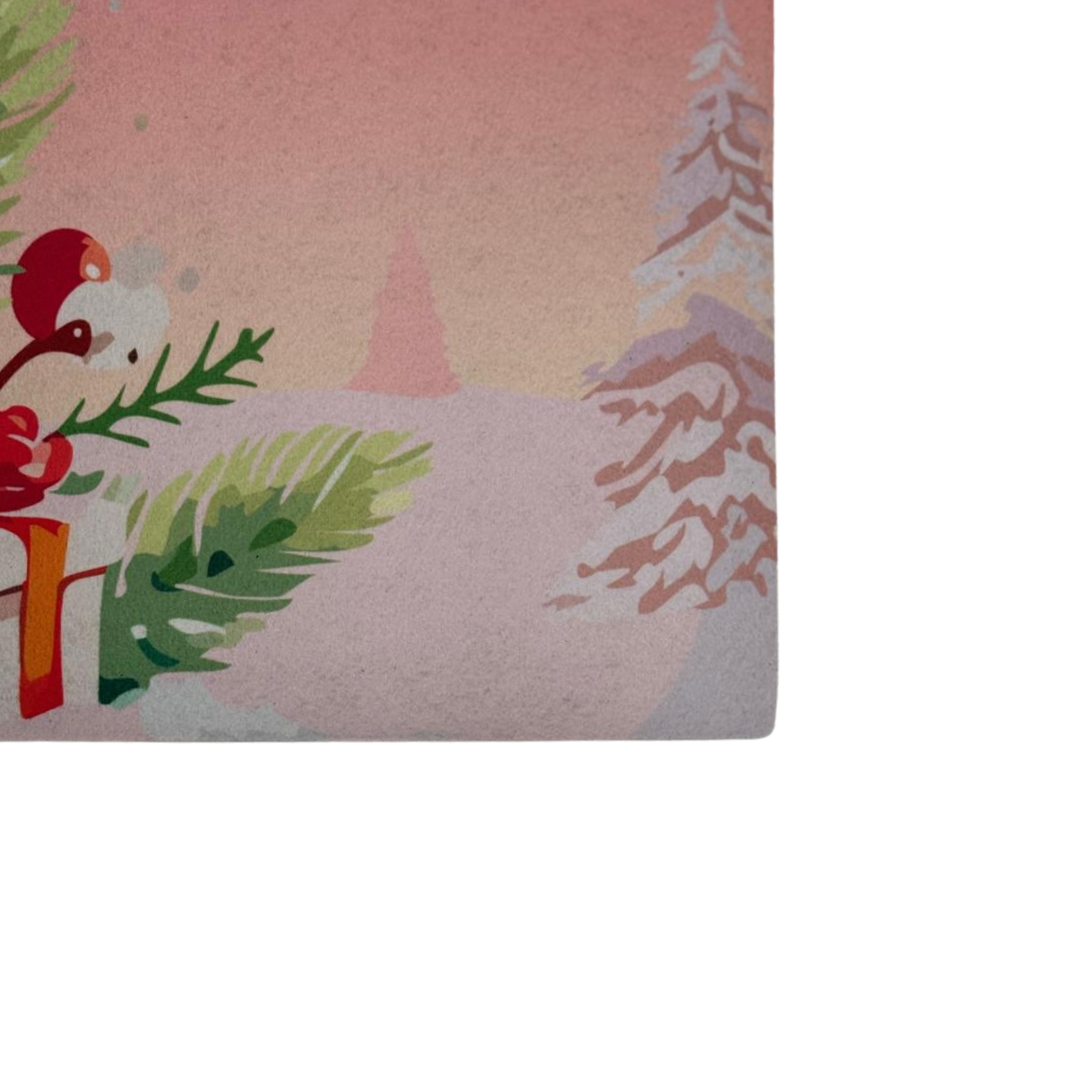 Tapete Entrada X-mas Nieve 40X60 cm