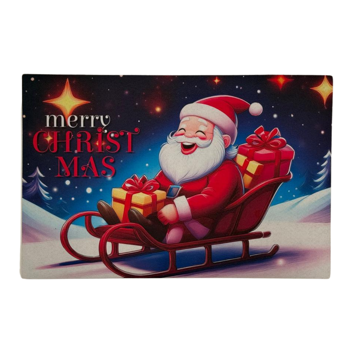 Tapete Entrada X-mas Trineo 40X60 cm