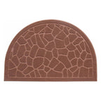 Tapete Half Moon beige 40x60 cm con textura suave y diseño contemporáneo ideal para baño en espacios modernos