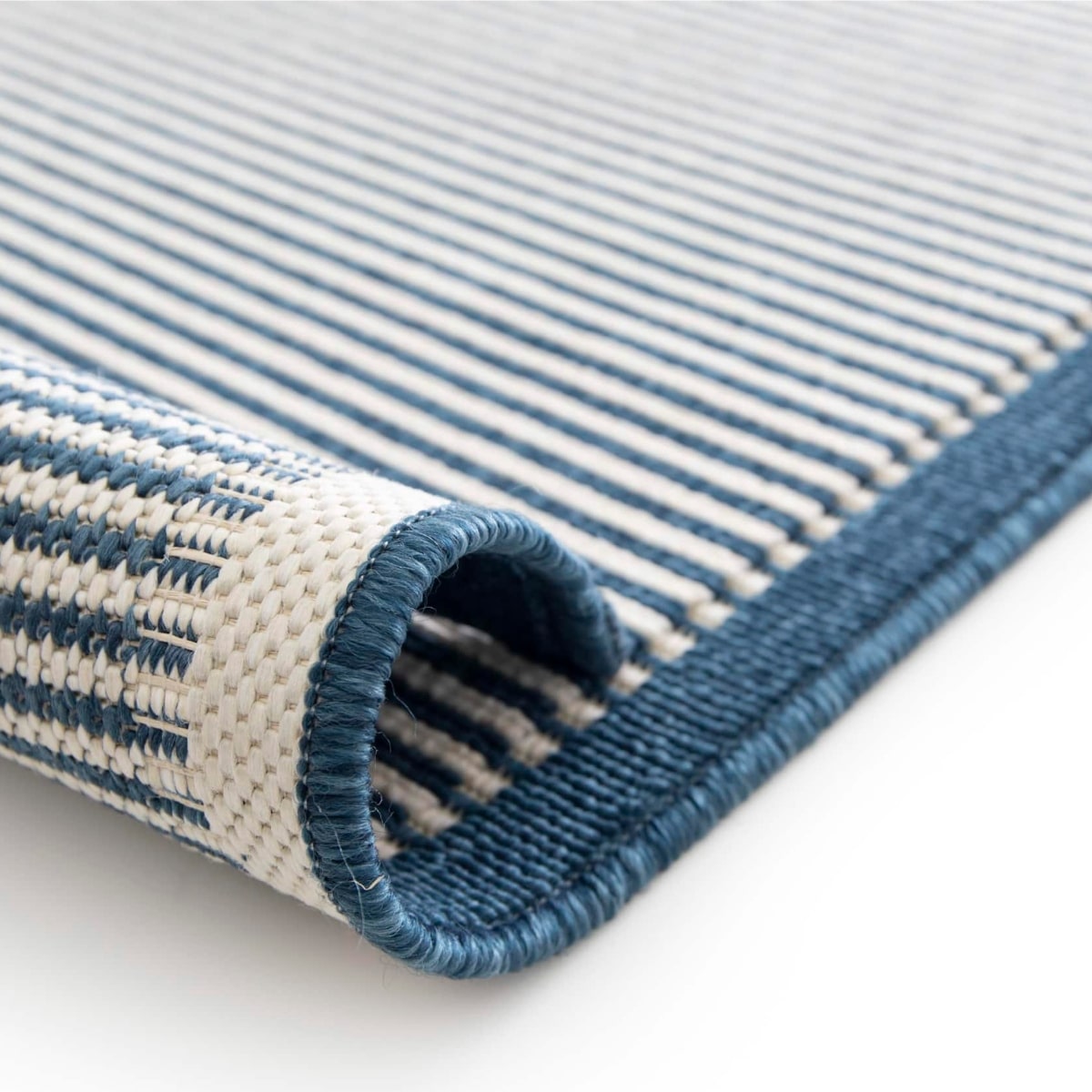 Tapete Decorativo Loop Mix Indoor Outdoor Azul
