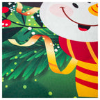 Tapete Entrada X-mas Snow Navidad Verde 40X60 cm