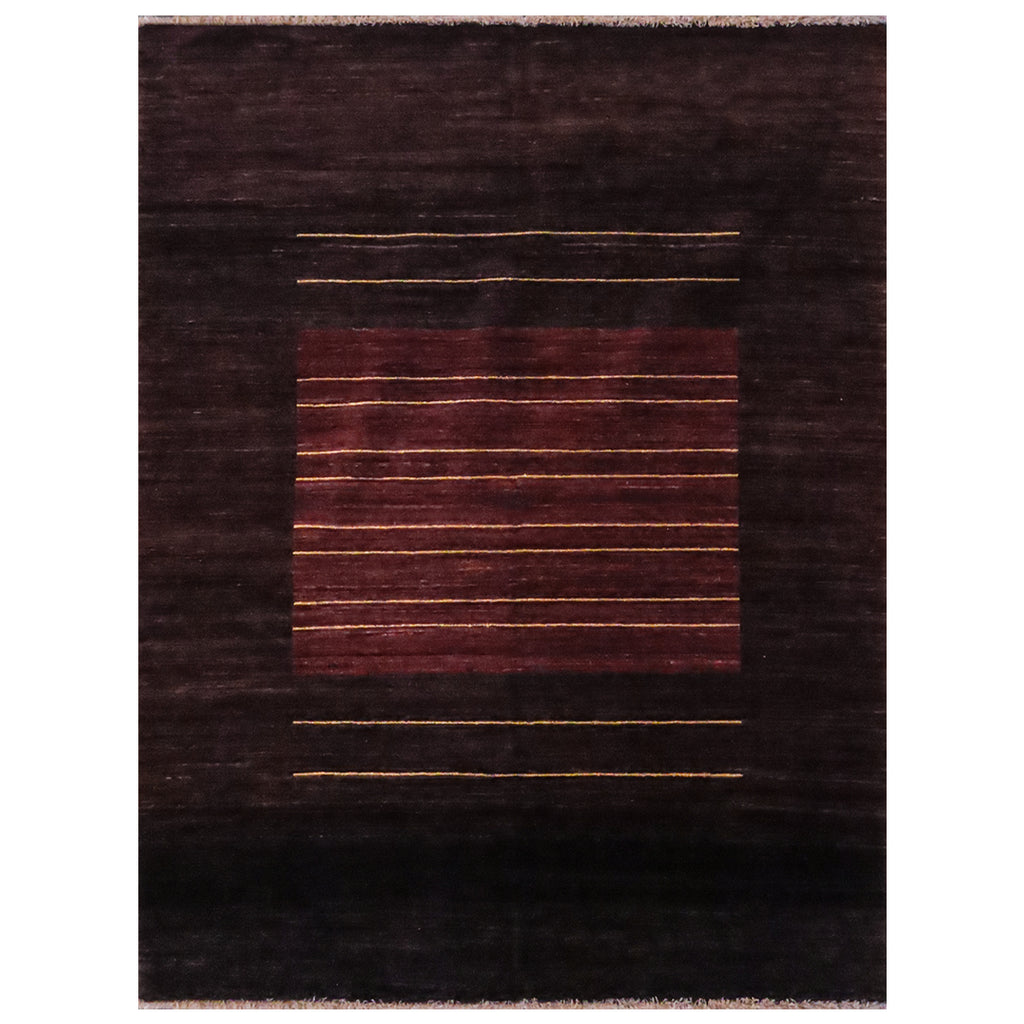 Tapete Bazhars pakistana moderna 147x193 cm con textura natural y diseño contemporáneo ideal para sala o recámara en espacios modernos