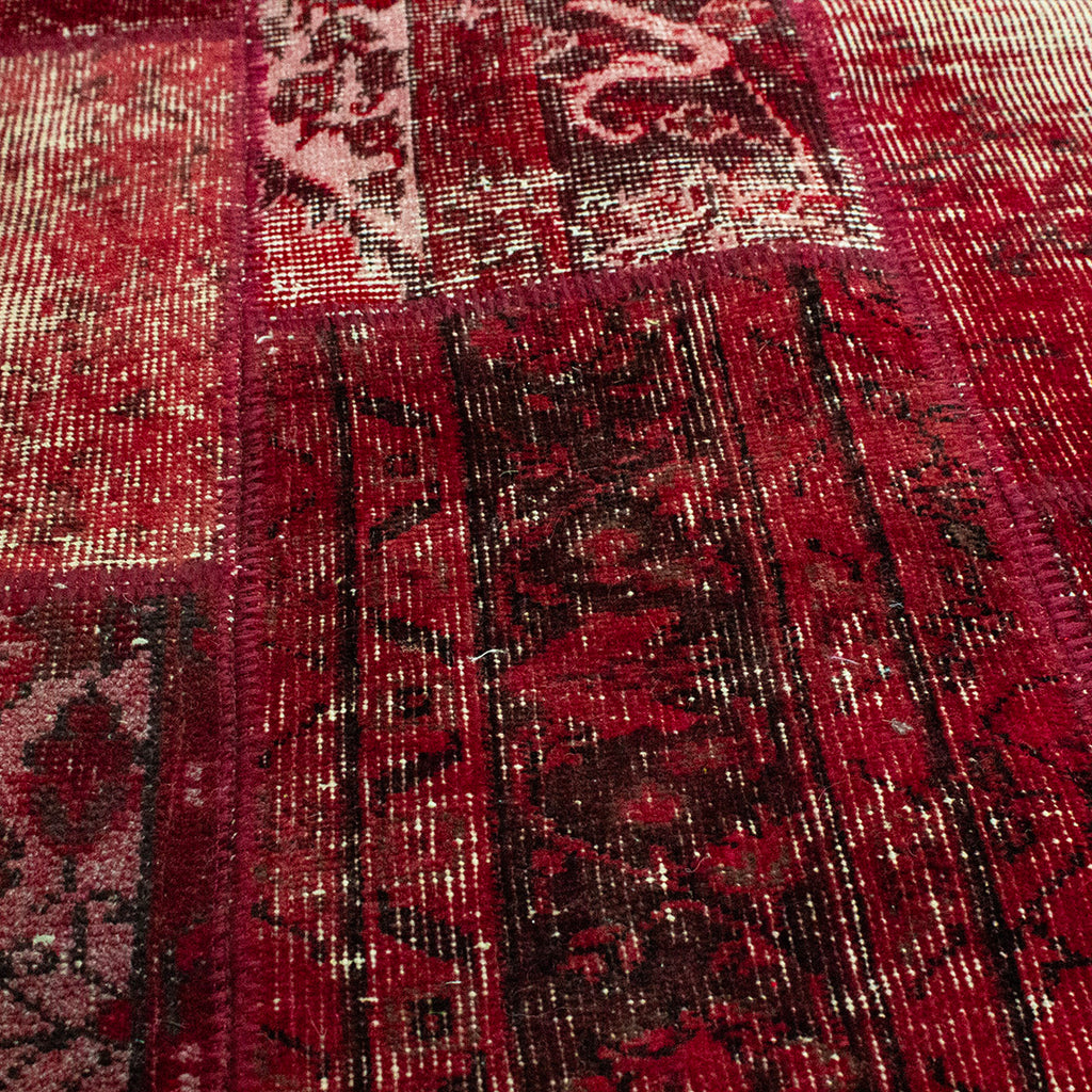 Tapete patchwork pieza única 197x299 cm con textura suave y diseño contemporáneo ideal para sala o recámara en espacios modernos