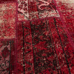 Tapete patchwork pieza única 197x299 cm con textura suave y diseño contemporáneo ideal para sala o recámara en espacios modernos