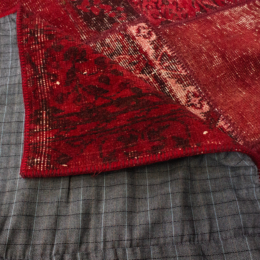 Tapete patchwork pieza única 197x299 cm con textura suave y diseño contemporáneo ideal para sala o recámara en espacios modernos