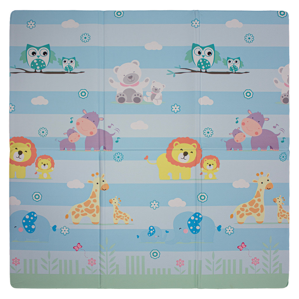 Tapete Infantil Baby Playmat Animales 140x140 Cm