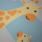 Tapete infantil Baby Playmat animales 140x140 cm, tapete acolchado ideal para juego, gateo y desarrollo del bebé