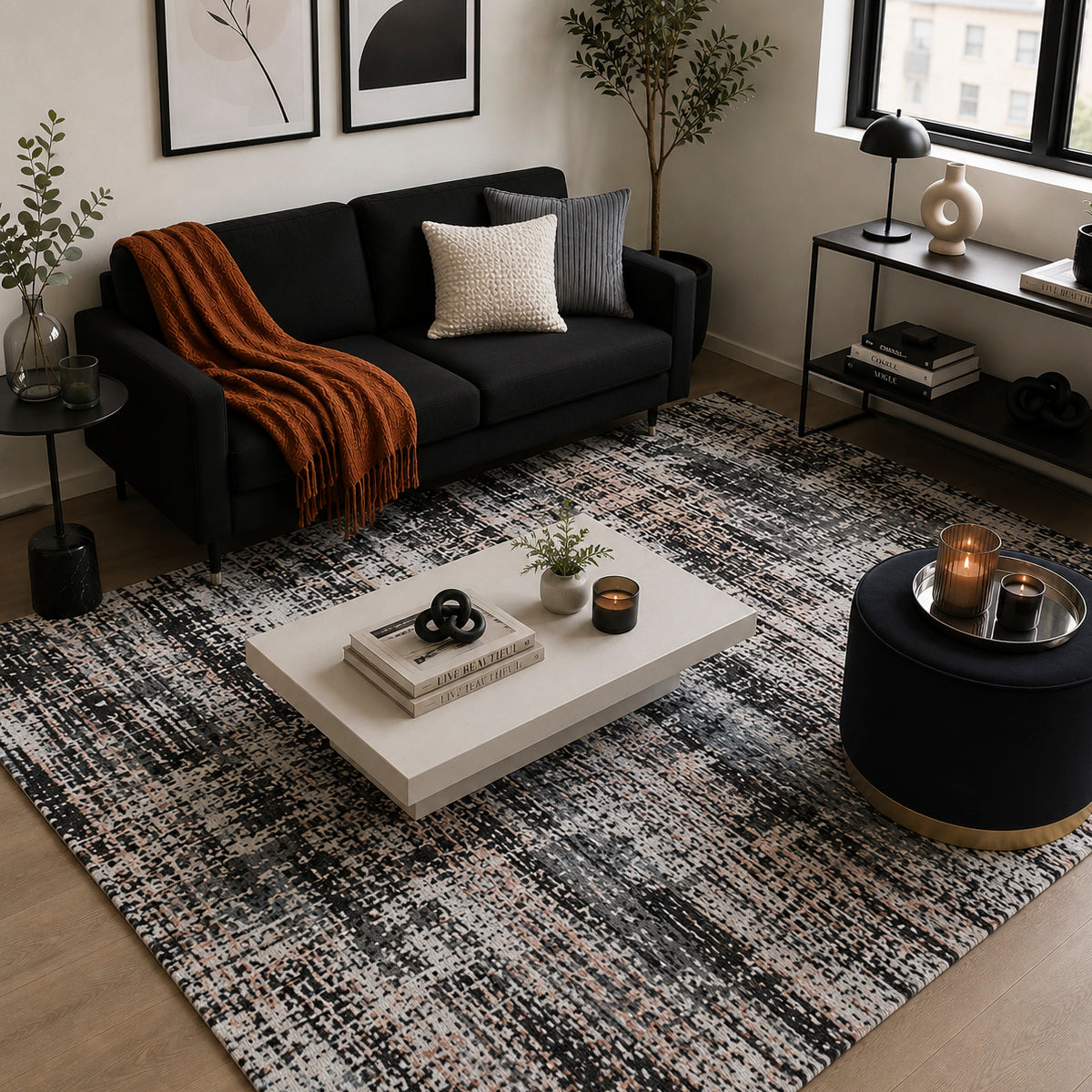 Tapete Decorativo Artline Gris