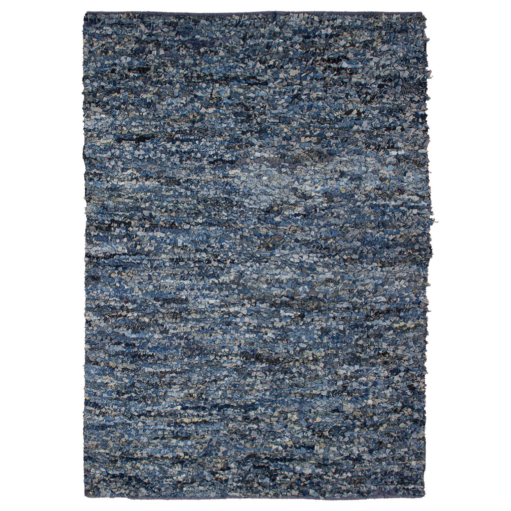 Tapete Decorativo Bazhars Dhurrie Jean Blue