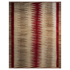 Tapete Bazhars Kilim Kandahar pieza única 208x265 cm con textura natural y diseño contemporáneo ideal para sala o recámara en espacios modernos