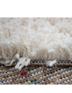 Tapete Boho 816 óvalo multicolor con textura suave y diseño contemporáneo ideal para sala o recámara en espacios modernos
