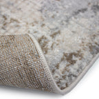 Tapete decorativo Busan 5824 beige/café, alfombra moderna de polipropileno con diseño elegante ideal para sala o recámara