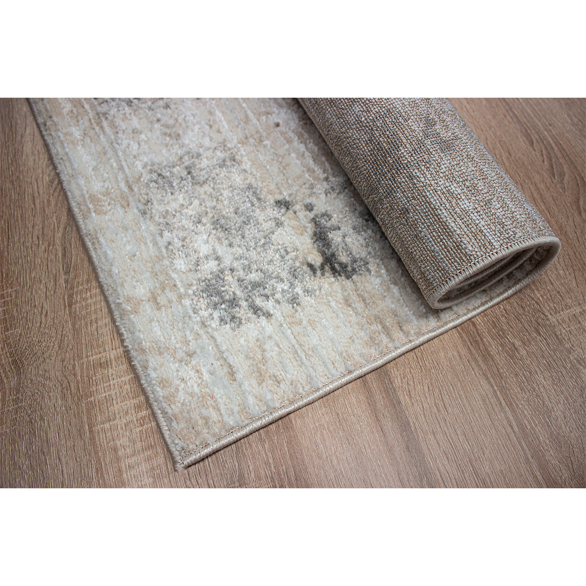 Tapete Decorativo Pie de Cama Busán 5825 Frame Beige/Gris 50X90 cm