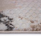 Tapete Decorativo Pie de Cama Busán 5826 Formas Beige/Gris 50X90 cm