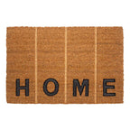 Tapete de entrada coco Texture Home 40x60 cm, felpudo de fibra natural resistente ideal para puerta principal o exterior