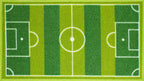 Set de 2 tapetes Dib fútbol con textura suave y diseño contemporáneo ideal para recámara infantil en espacios modernos