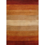 Tapete Bazhars Censo modelo 0610 terra pieza única 120x170 cm con textura suave y diseño contemporáneo ideal para sala o recámara en espacios modernos