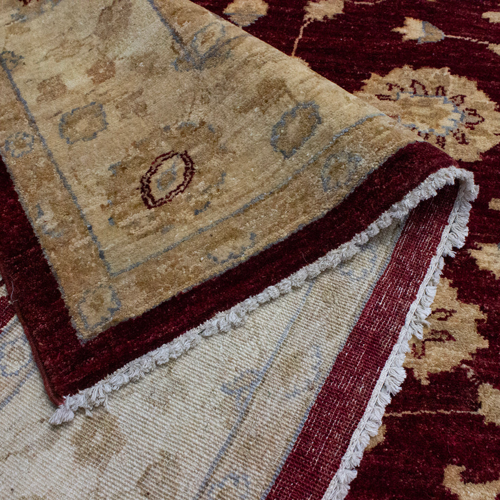 Tapete Bazhars Chobi pieza única 188x250 cm con textura natural y diseño contemporáneo ideal para sala o recámara en espacios modernos