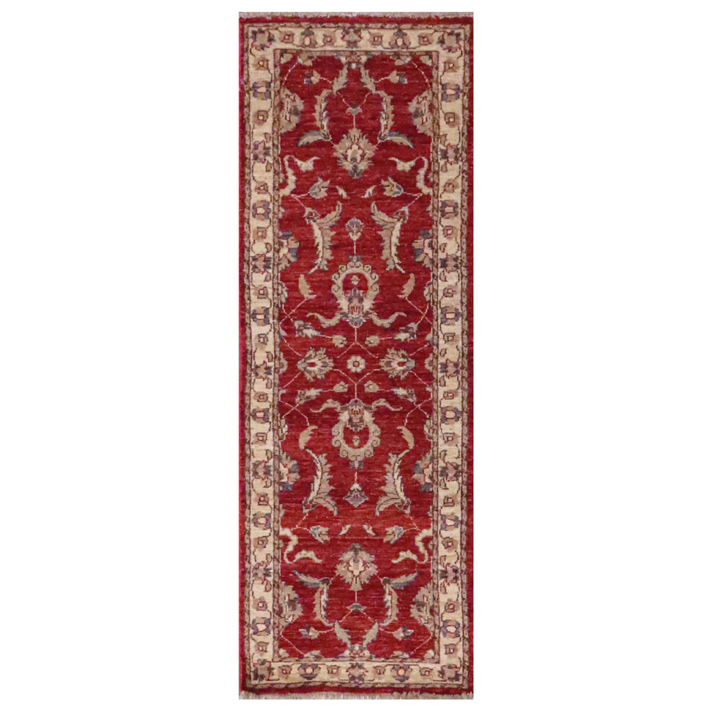 Tapete Bazhars Chobi pieza única 62x183 cm con textura natural y diseño contemporáneo ideal para sala o recámara en espacios modernos