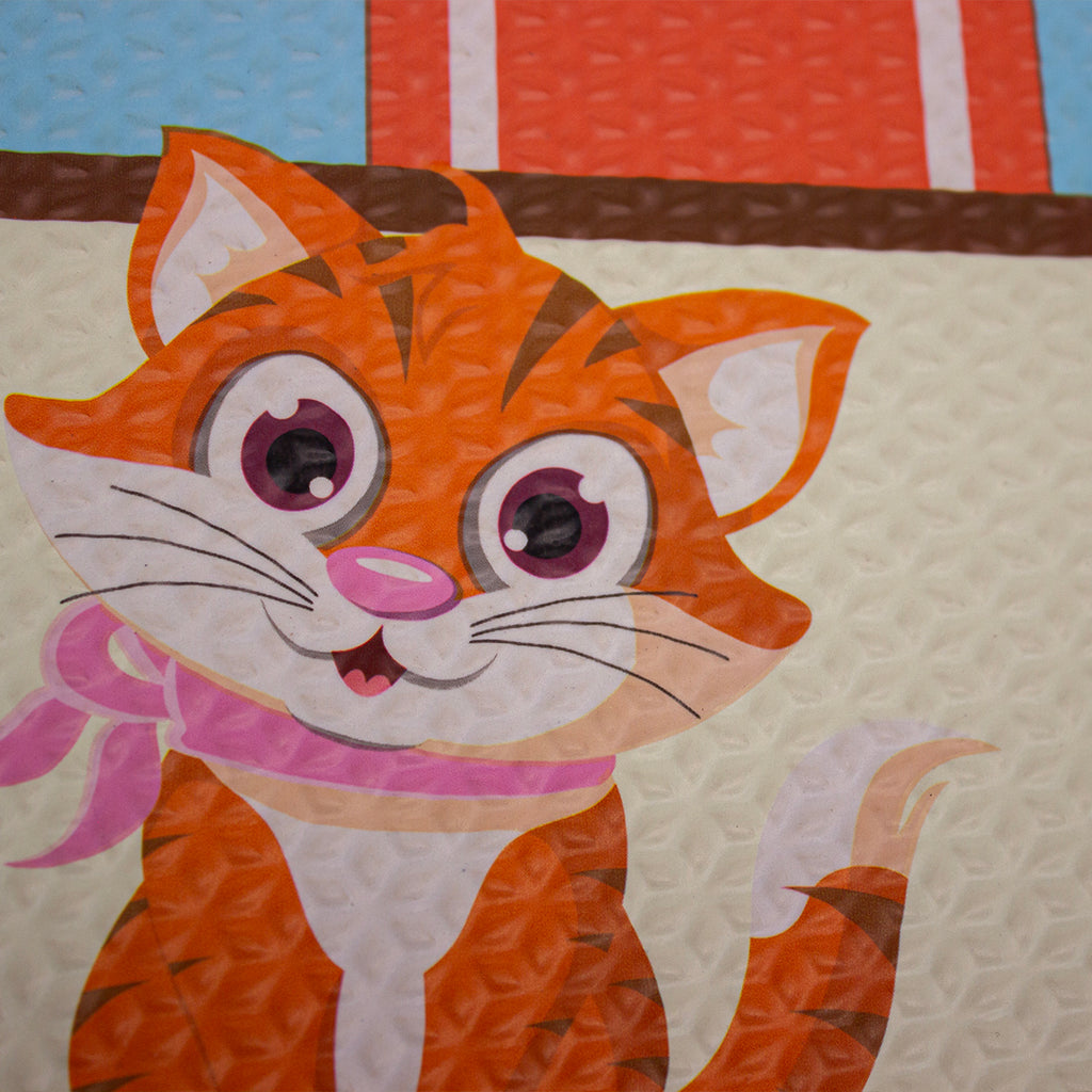 Tapete Infantil Cleo Puzzle Jirafas 60x60 Cm