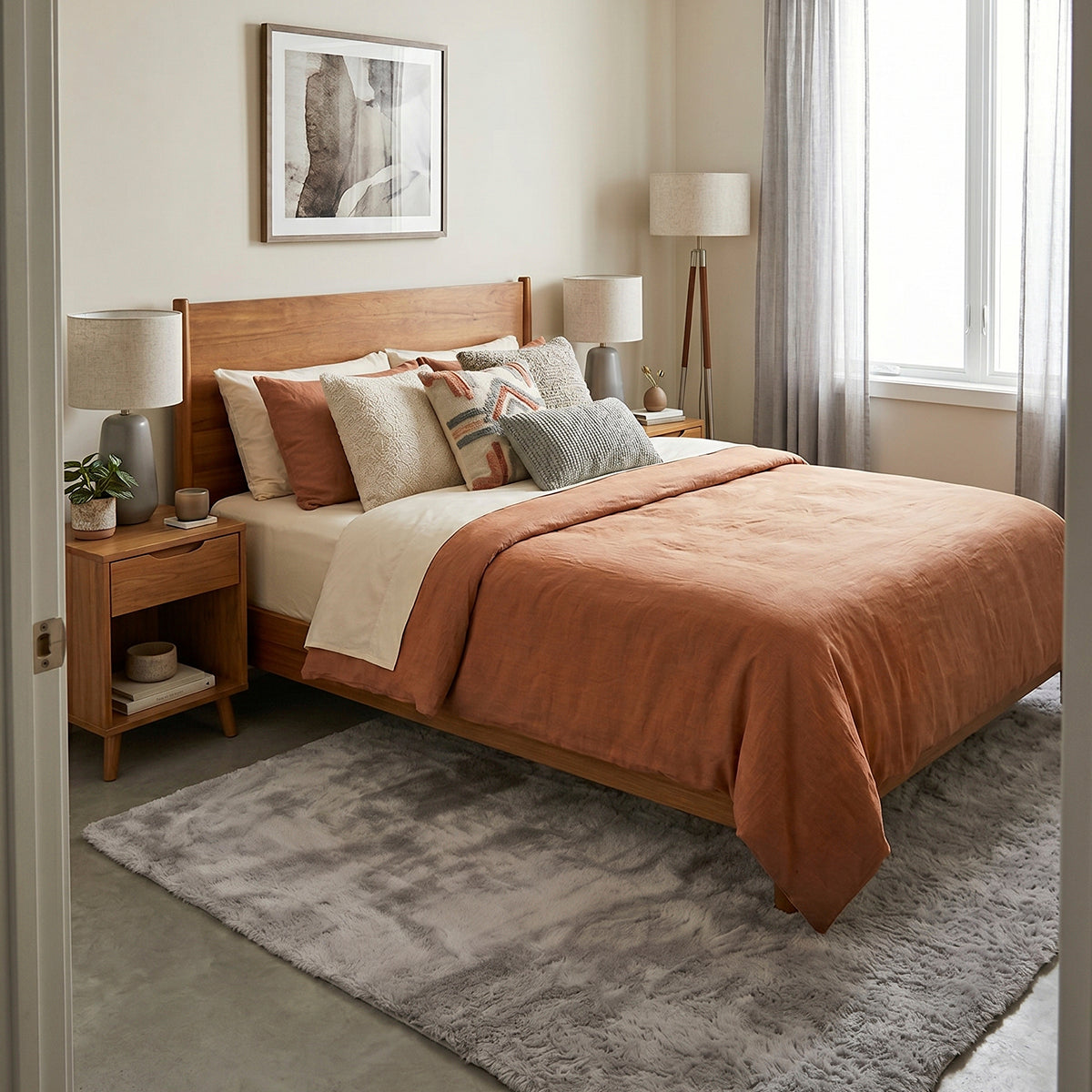 Tapete Decorativo Shaggy Clouds Gris