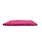 Tapete baño Shaggy Coral rosa 50x80 cm con textura suave y diseño contemporáneo ideal para baño en espacios modernos
