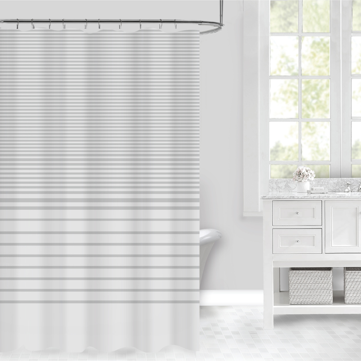 Cortina Para Baño Super Peva Arena 180x180 cm