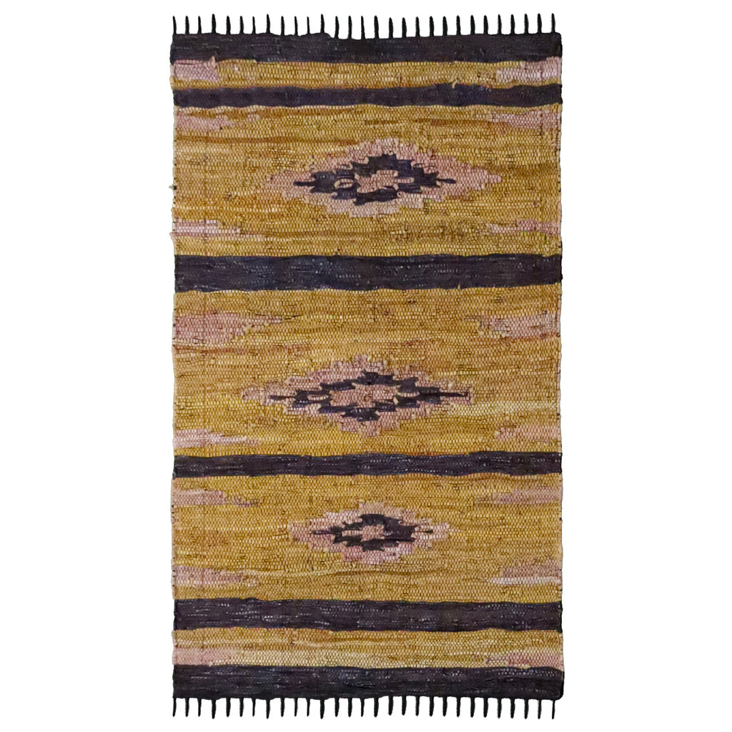 Tapete Decorativo Bazhars Dhurrie Cuero 90x150 cm