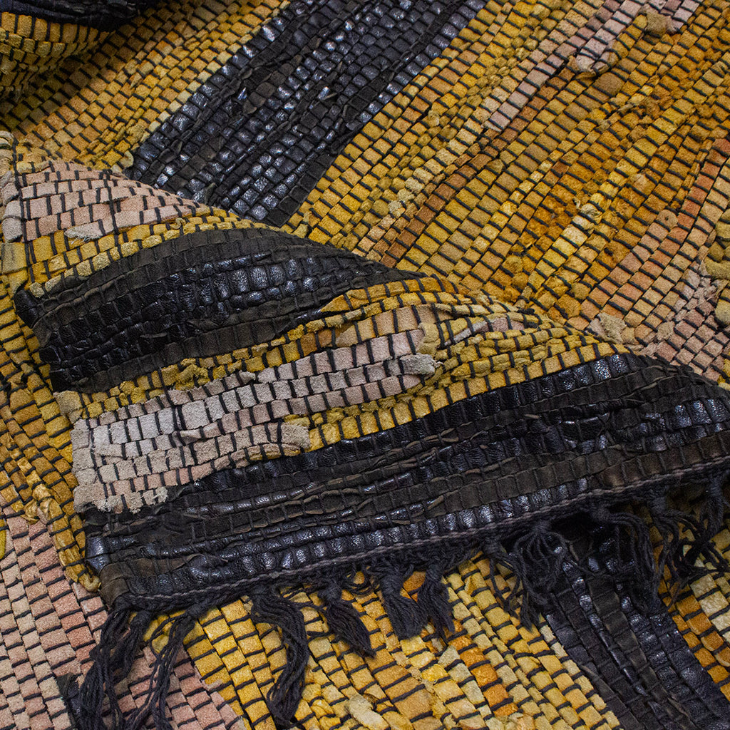 Tapete Decorativo Bazhars Dhurrie Cuero 90x150 cm