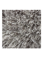 Tapete Shaggy Tulip gris 160x230 cm con fibras suaves y acabado esponjoso que brinda confort y calidez en ambientes interiores