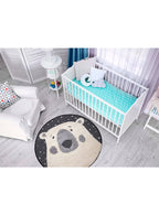 Tapete Agra Kids oso 120 cm con diseño infantil y textura suave ideal para crear un ambiente acogedor y divertido para niños