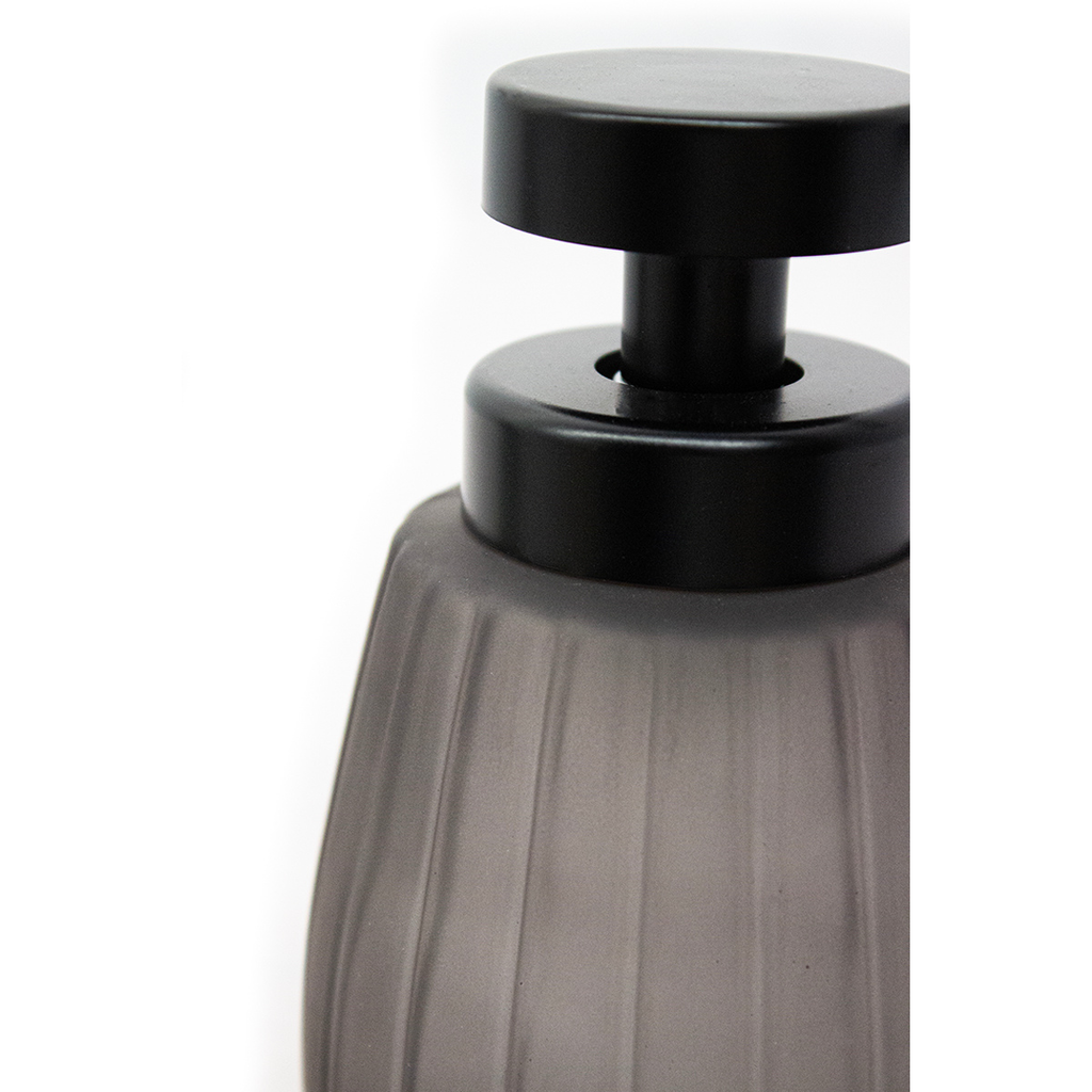 Dispensador de espuma Foam Plus gris, dispensador de jabón con diseño moderno ideal para baño o cocina funcional