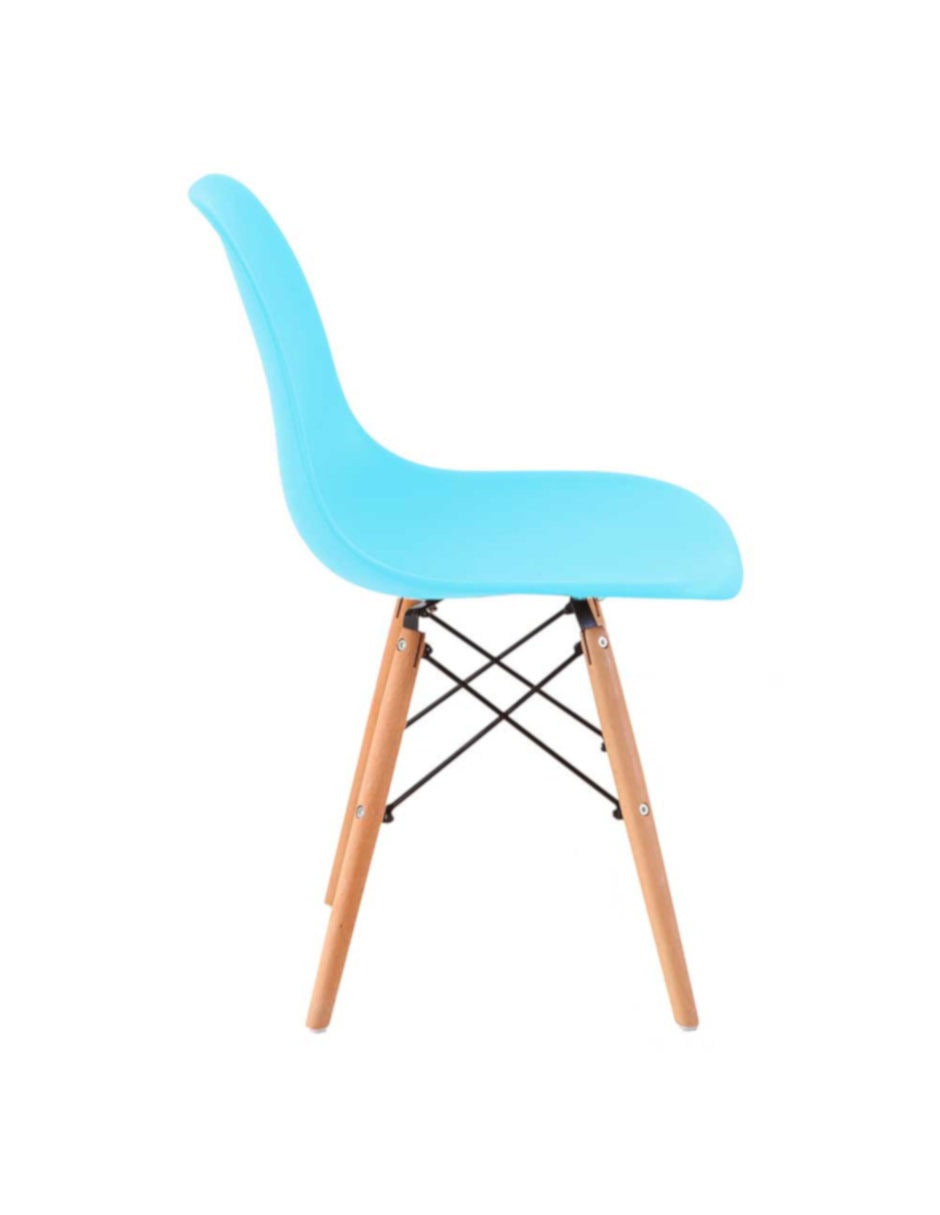 Set 4 Sillas De Comedor replica Eames Menta