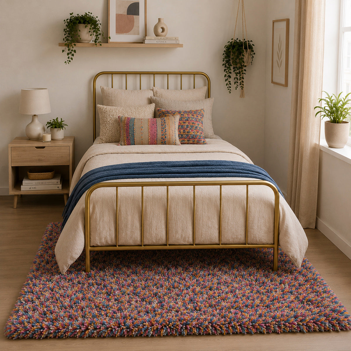 Tapete Decorativo Fluffy Multicolor 120x180 cm