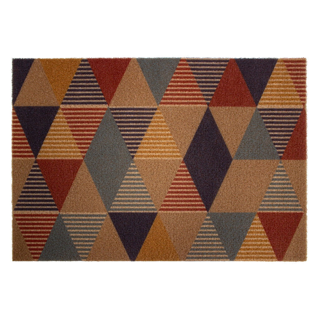 Tapete Entrada Fox Mat Geométrico 40X60 cm