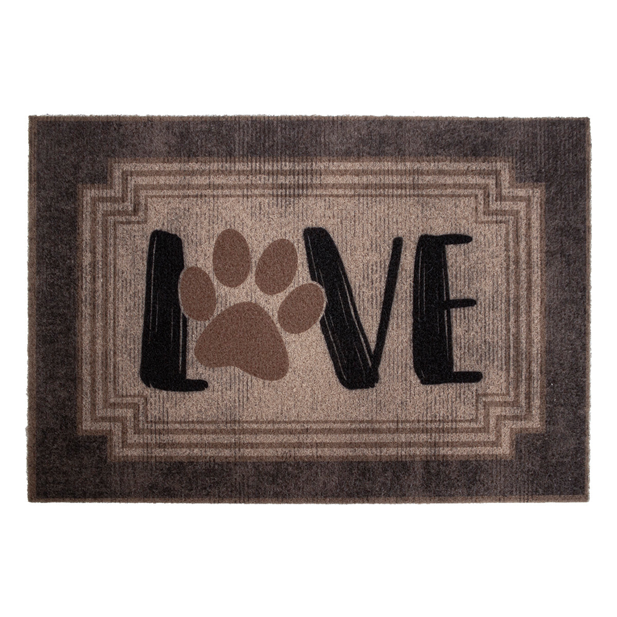 Tapete Entrada Fox Mat Love 40X60 cm