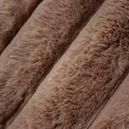 Tapete Pie De Cama Fuzzy Beige 60x150 cm