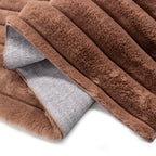 Tapete Pie De Cama Fuzzy Beige 60x150 cm