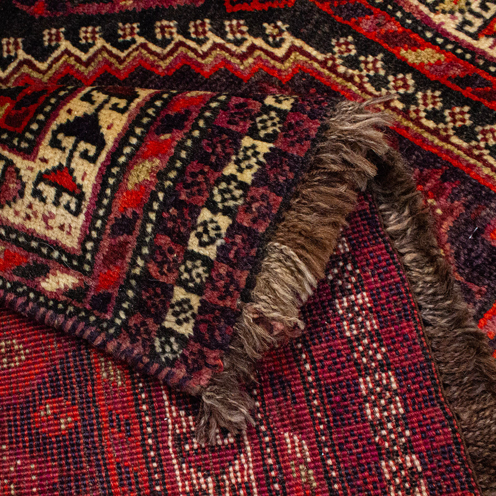 Tapete Bazhars Ghashgai pieza única 268x103 cm con textura natural y diseño contemporáneo ideal para sala o recámara en espacios modernos