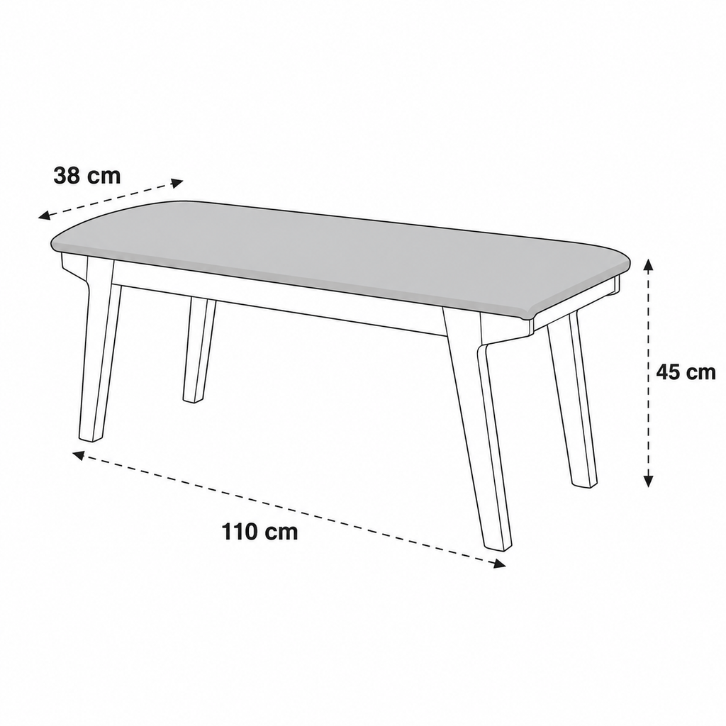 Banca Oviedo Asiento Gris