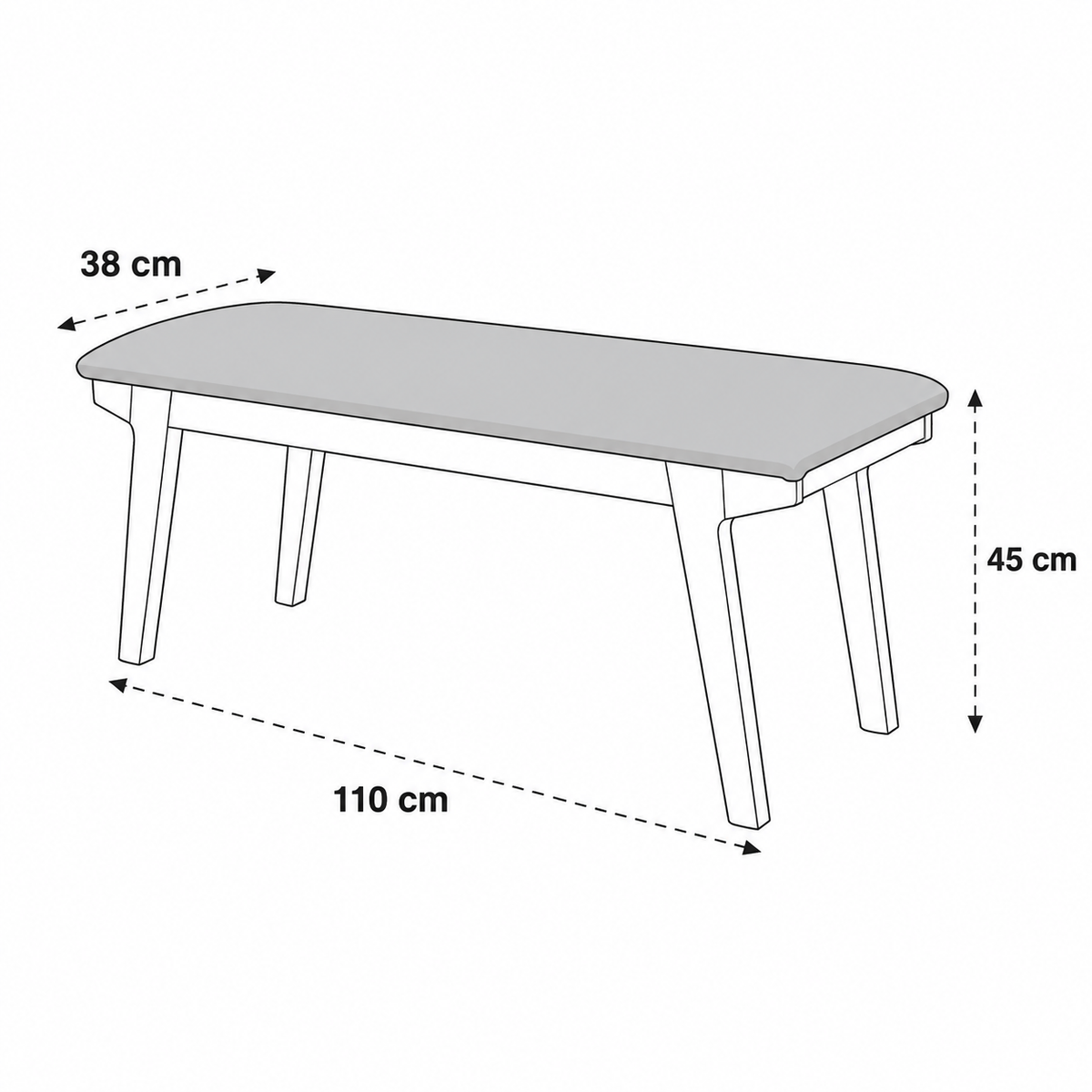 Banca Oviedo Asiento Gris