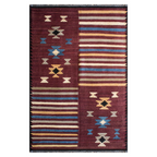 Tapete Kilim Kandahar pieza única 176x257 cm con textura natural y diseño contemporáneo ideal para sala o recámara en espacios modernos